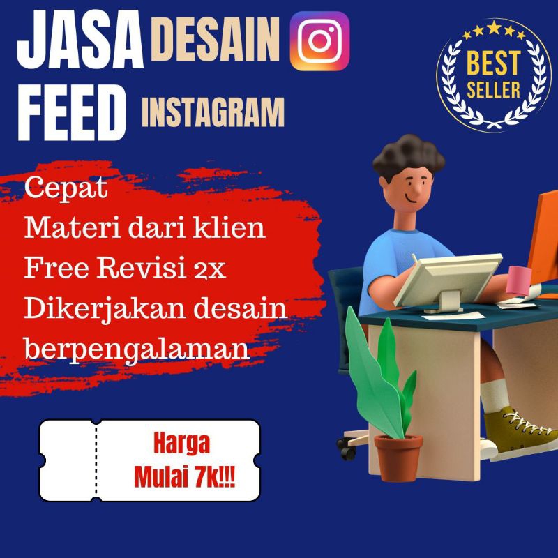 Jual Jasa Desain Feed Instagram Media Sosial | Shopee Indonesia