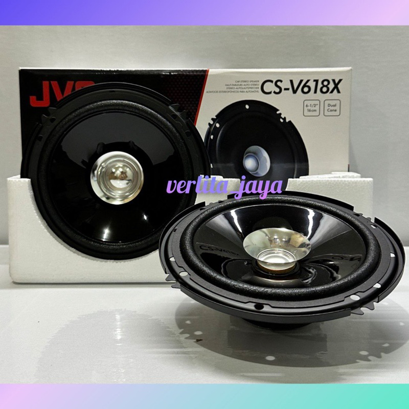 Jual JVC CS-C618X Speaker Pintu Mobil 2-Way 6.5 Inch Dual Cone DRVN ...