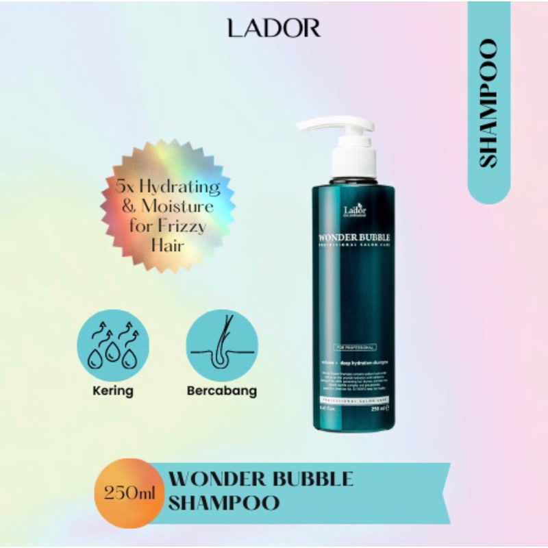 Jual Lador Wonder Bubble Shampoo 250ml | Shopee Indonesia