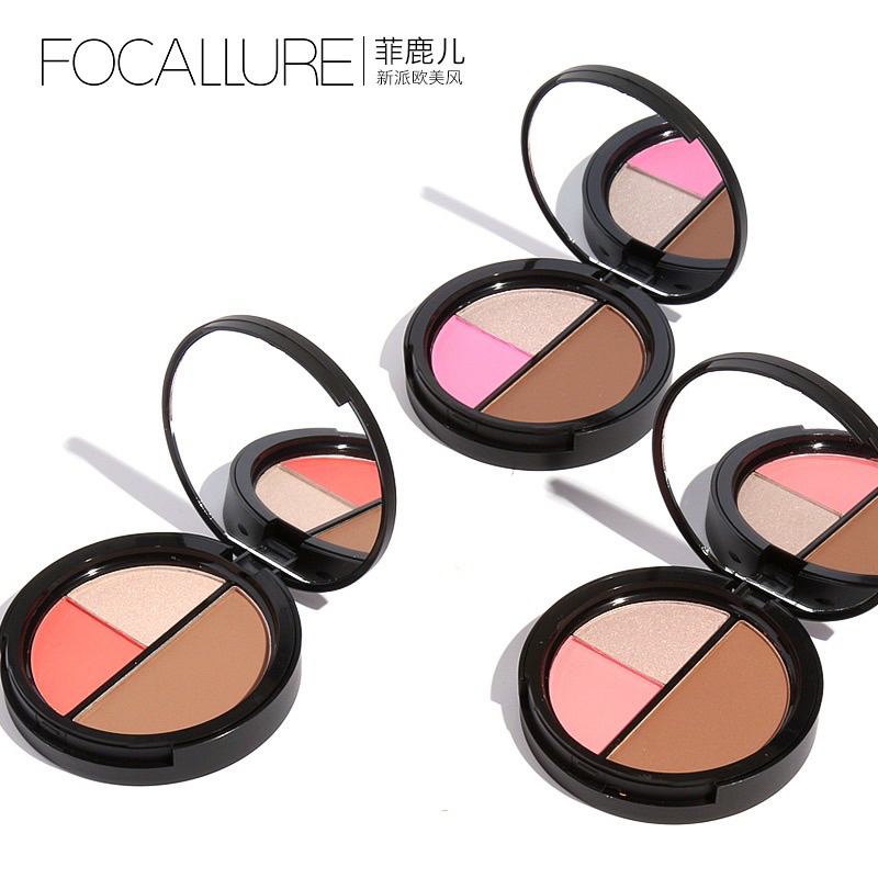 Jual focallure FA20 blush highlighter & contour Shopee Indonesia