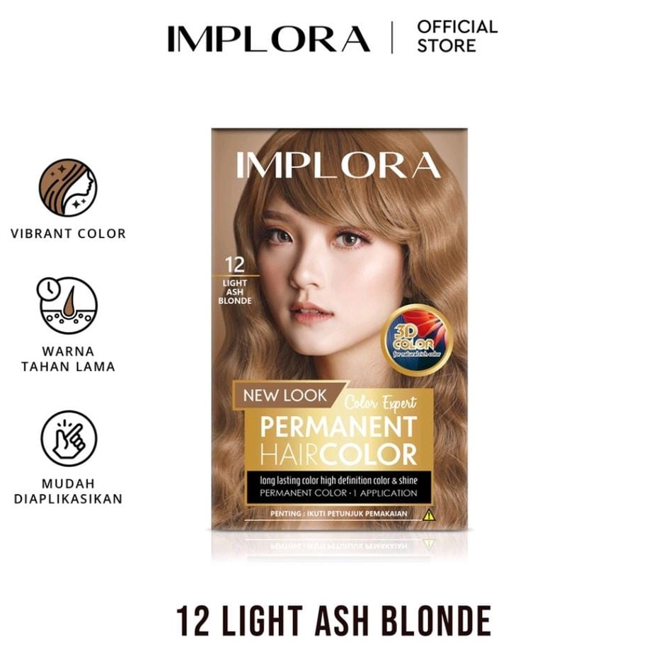 Jual [MURAH] IMPLORA NEW PERMANENT HAIR COLOUR HAIR COLOR Cat Rambut ...