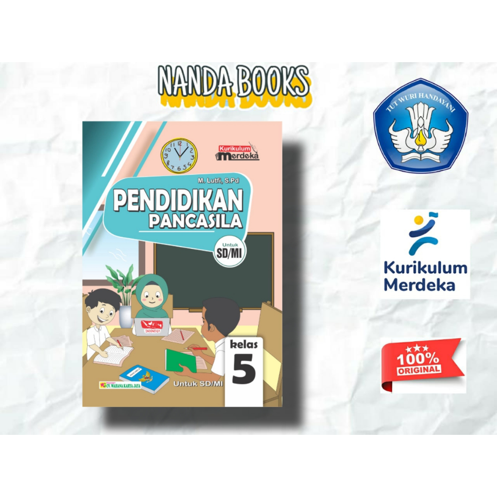 Jual Buku Siswa PENDIDIKAN PANCASILA,, RUPA, PJOK, PROFIL PANCASILA P5 ...