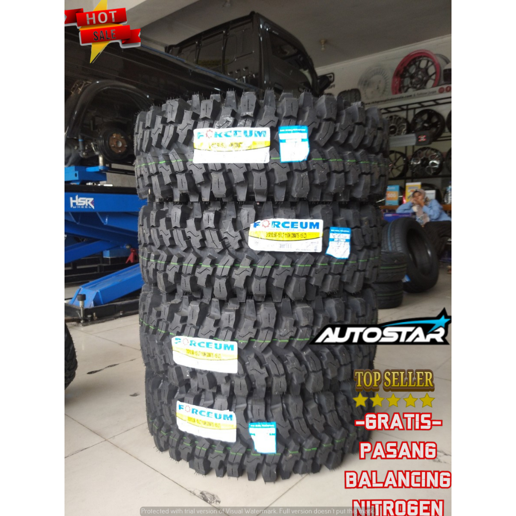 Jual BAN MOBIL OFFROAD PACUL MOBIL TAFT UKURAN 31X10,5 R15 FORCEUM ...