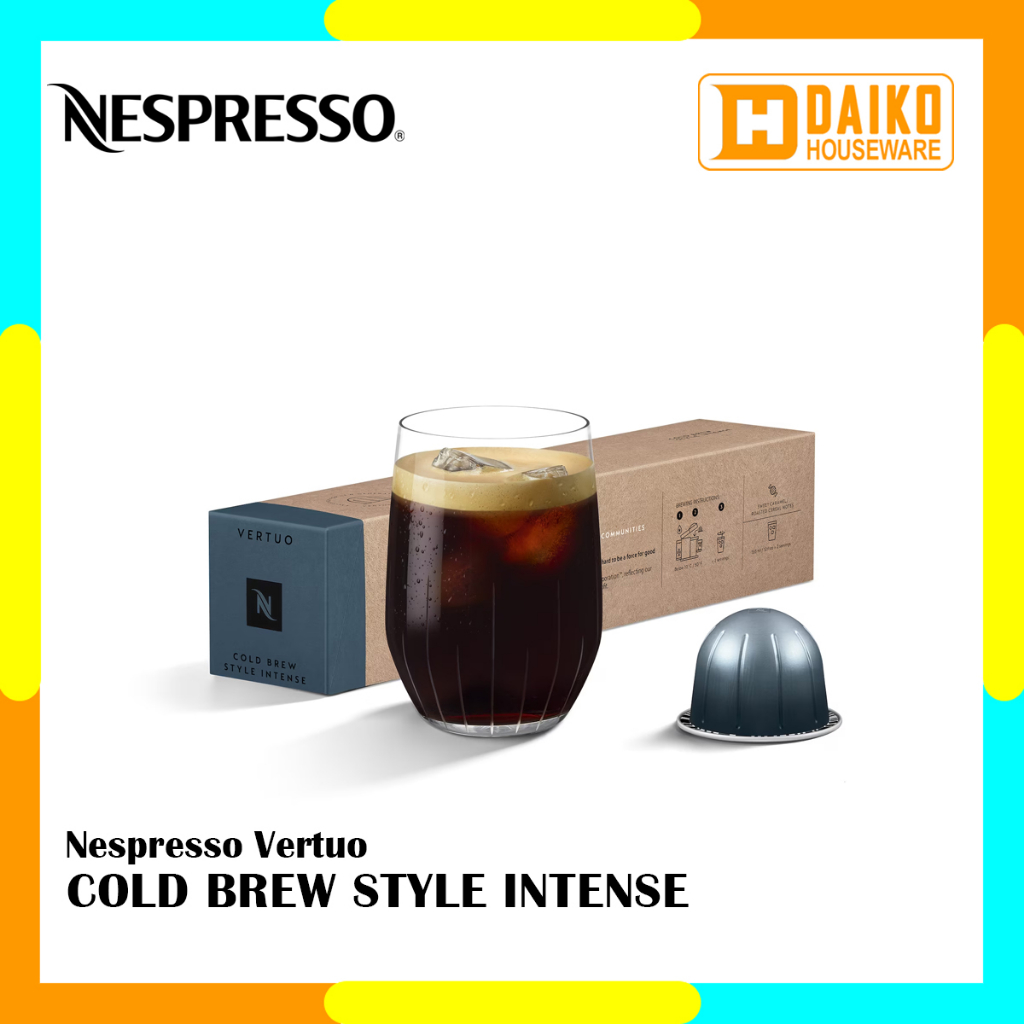 Jual Capsule Nespresso Vertuo Cold Brew Style Intense Kopi Kapsul