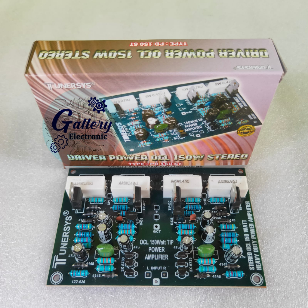 Jual Driver Power OCL 150 watt Stereo Tunersys Pd 150 ST Original