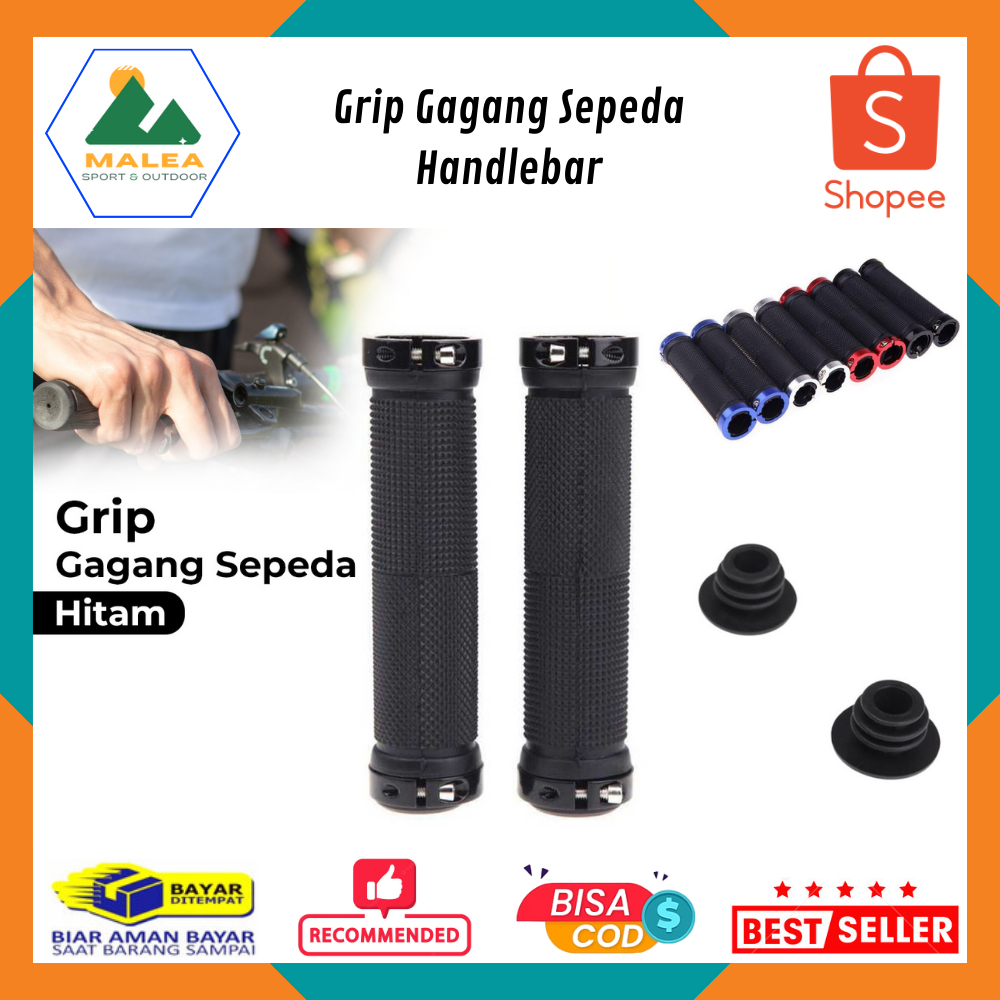 Jual Grip Gagang Sepeda Handlebar Pegangan Penutup Setang Sepeda Karet Lembut Antiselip