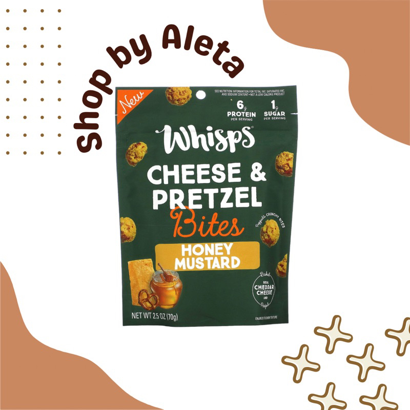 Jual Whisps, Pretzel Cheese & Honey mustard (70g) Shopee Indonesia