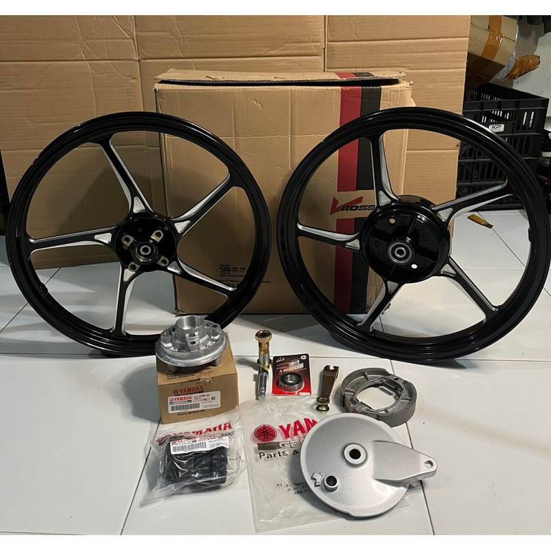 Jual Velg enkei variasi Rossi prime hitam uk 160 dan 185 R17 PNP GL MP ...