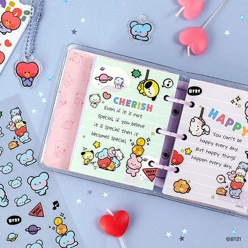 Jual BT21 Clear Sticker Minini, Official, Ready | Shopee Indonesia