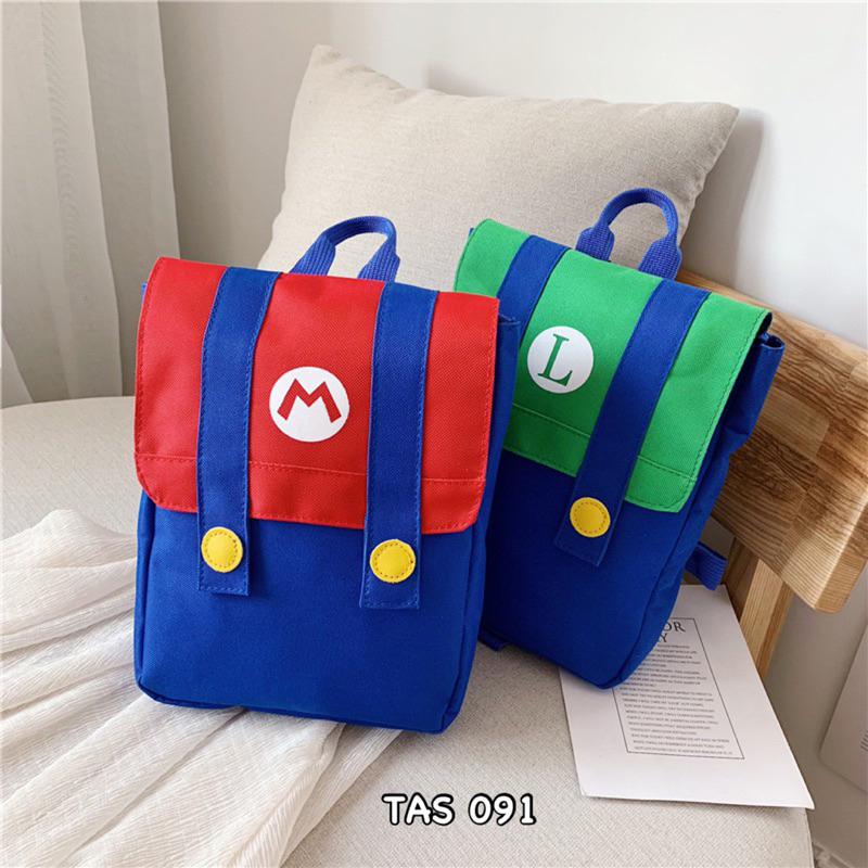 Jual TAS 091 TAS RANSEL MARIO BROS BACKPACK MARIO BROS TAS IMPORT TAS JALAN JALAN TAS SEKOLAH TK PAUD Shopee Indonesia