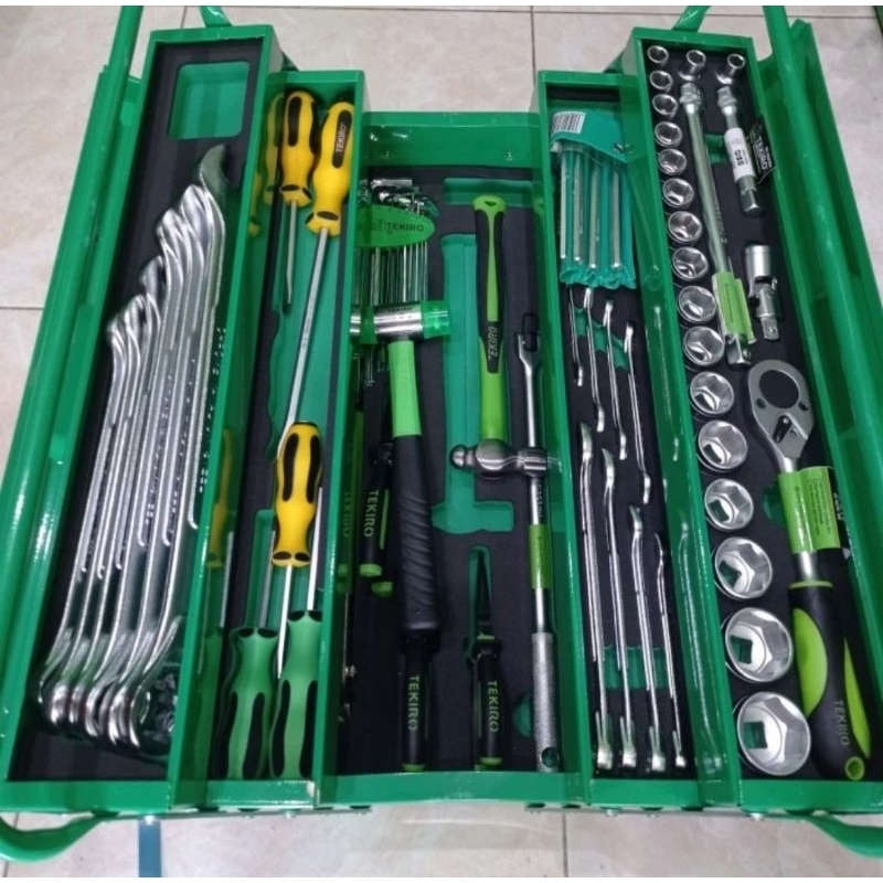 Jual Tekiro Tool Box Set 66 Pcs Tool Kit Set Tekiro Kotak Perkakas