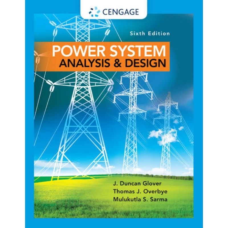 Jual BUKU POWER SYSTEM ANALYSIS & AND DESIGN 6TH SIXTH EDITION - GLOVER ...