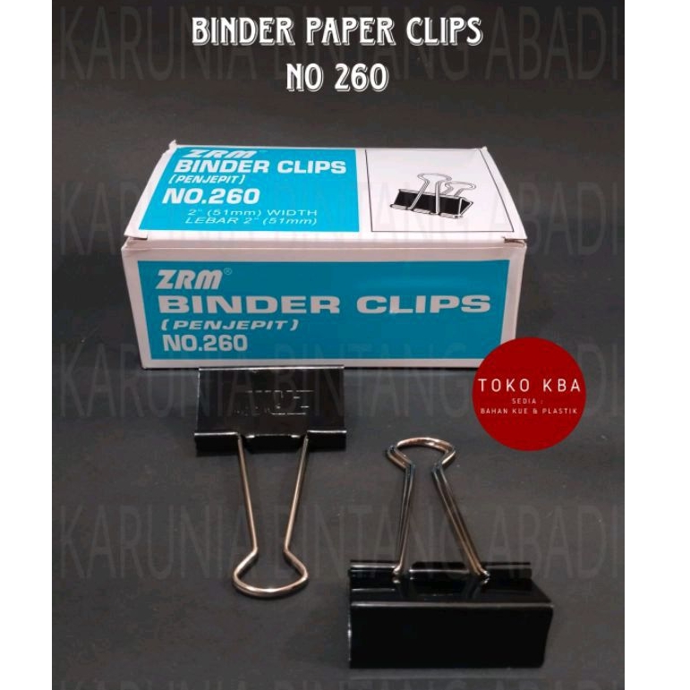 Jual Binder Kertas Paper Clips Penjepit ZRM No. 260 ( Satuan ) Shopee