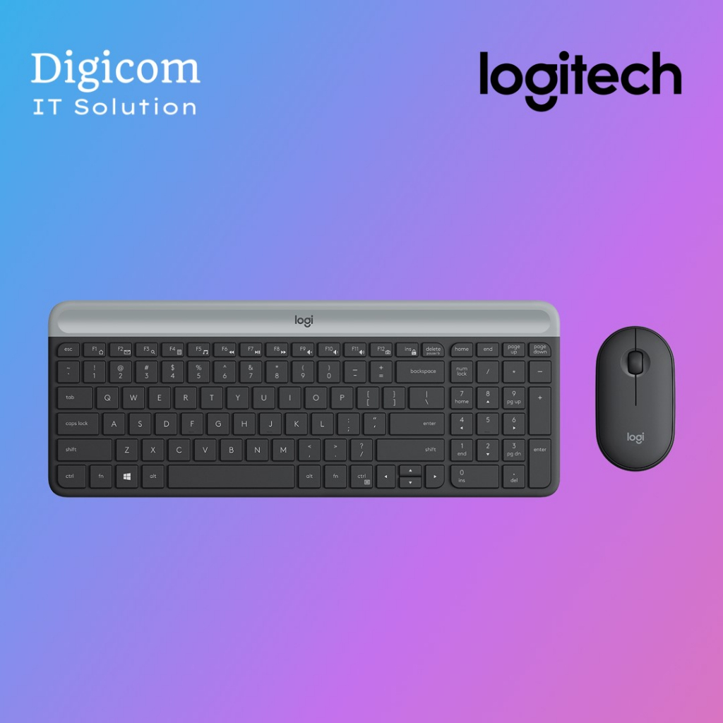 Jual KEYBOARD+MOUSE LOGITECH MK470 BLACK | Shopee Indonesia
