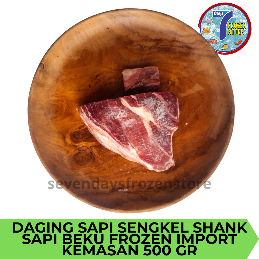 Jual Daging Sapi Sengkel Shank Sapi Halal Frozen Beku Import 500 Gram