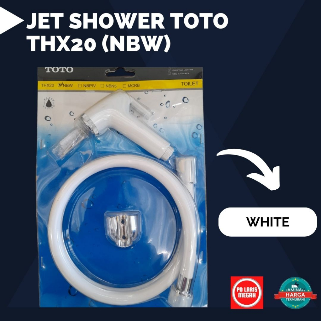 Jual Jet Shower ToTo THX20NBW WHITE/PUTIH / BIDET MONOBLOK / BIDET