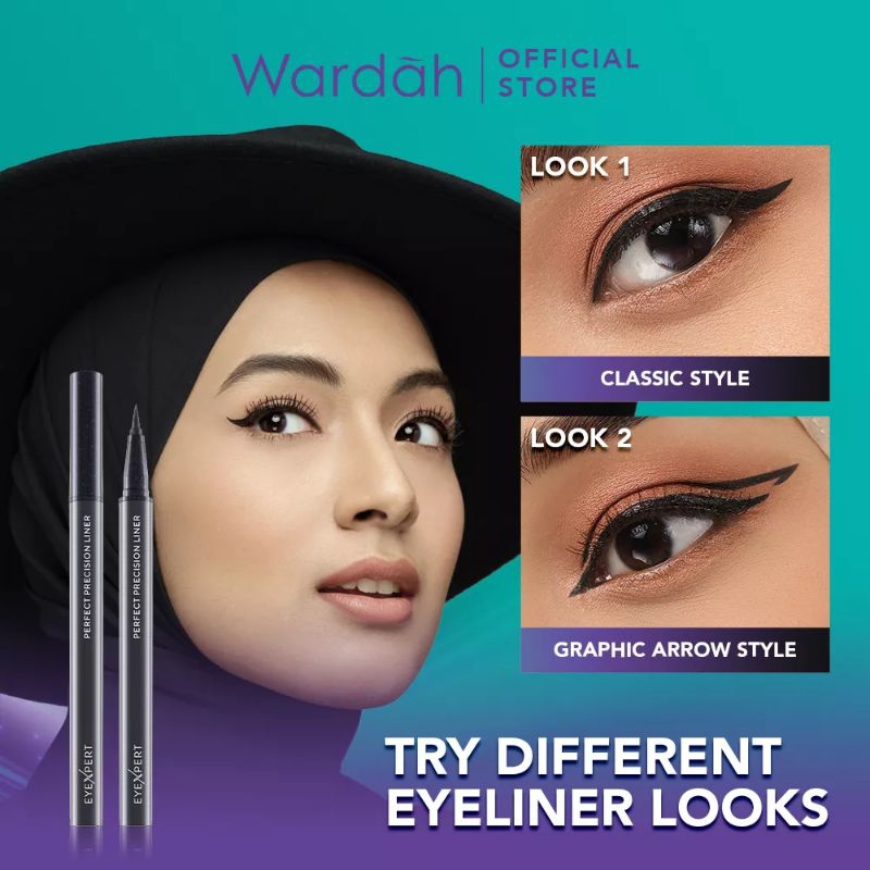 Jual Wardah Eyexpert Perfect Precision Liner Eyeliner Waterproof