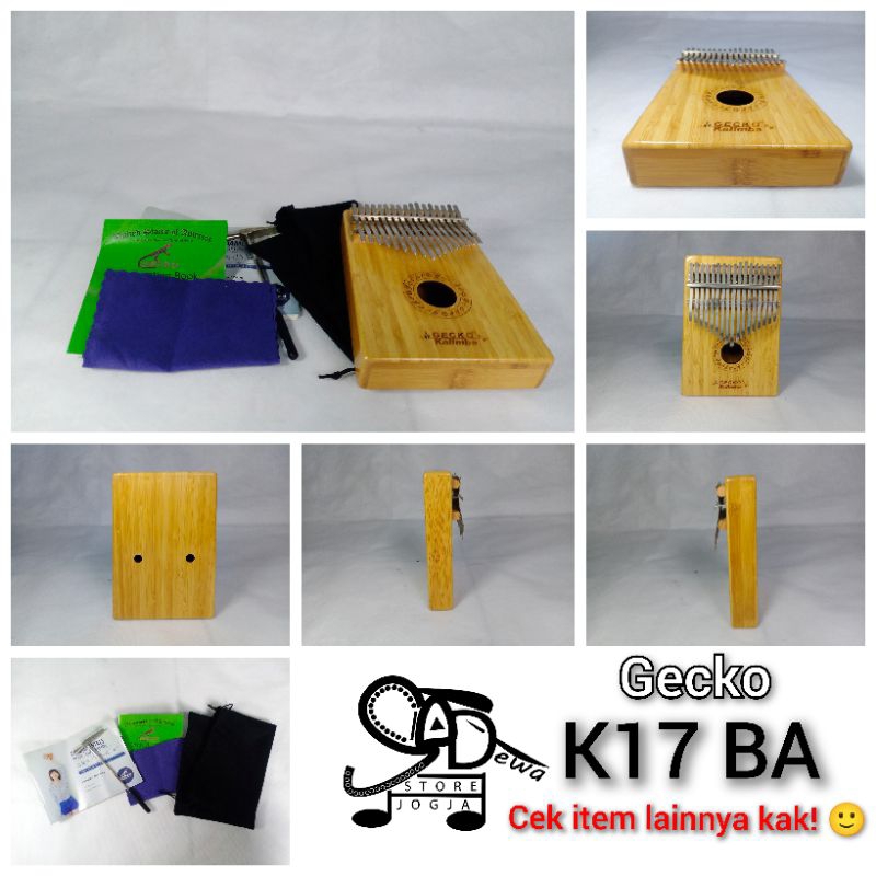 Jual KALIMBA GECKO K17BA WOODEN BAMBOO ALAT MUSIK TRADISIONAL | Shopee ...