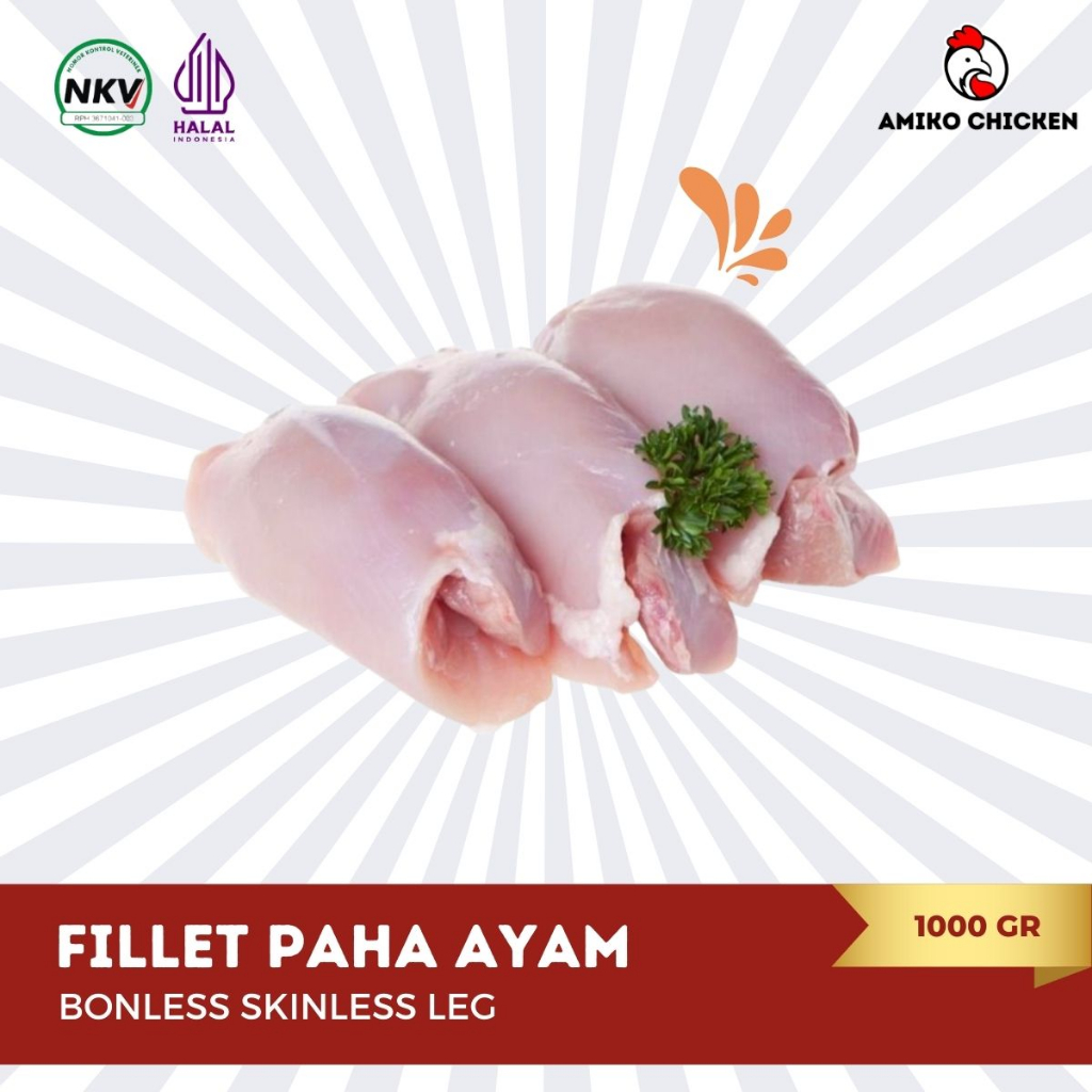 Jual FILLET PAHA AYAM / Fillet Chiken Thighs 1Kg Shopee Indonesia