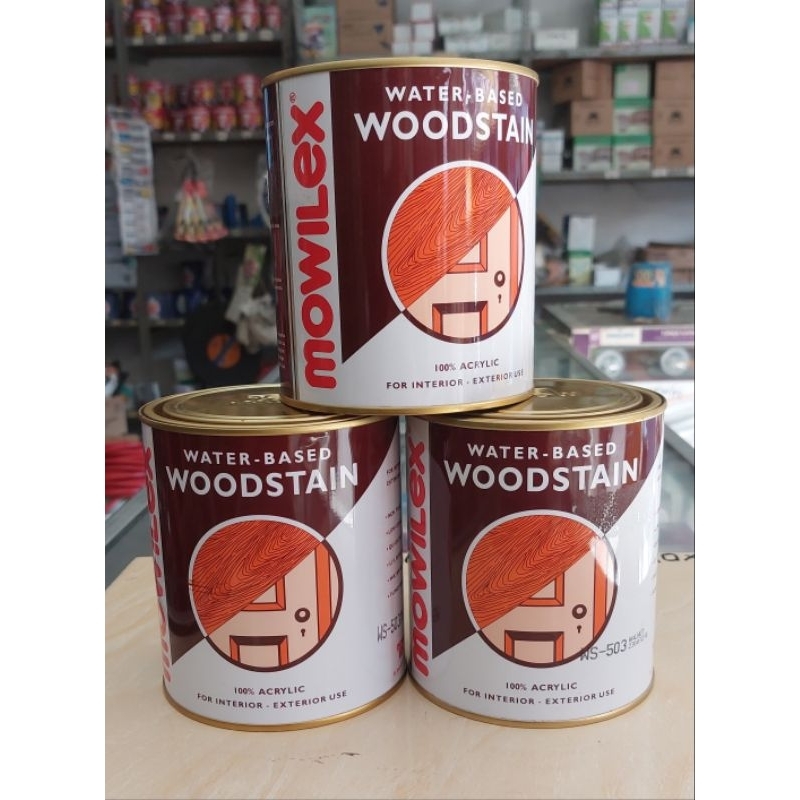 Jual Mowilex Woodstain Cat Pelapis Kayu Premium 1l Shopee Indonesia 1014