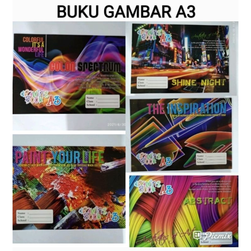 Jual BUKU GAMBAR A3 ISI 10 BUKU / BUKU GAMBAR A3 MURAH | Shopee Indonesia