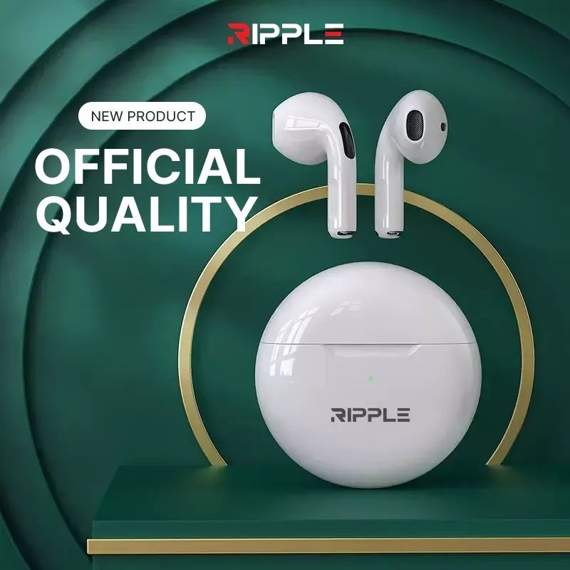 Jual Headset TWS Bluetooth Ripple Motion True Go Excellence Garansi ...