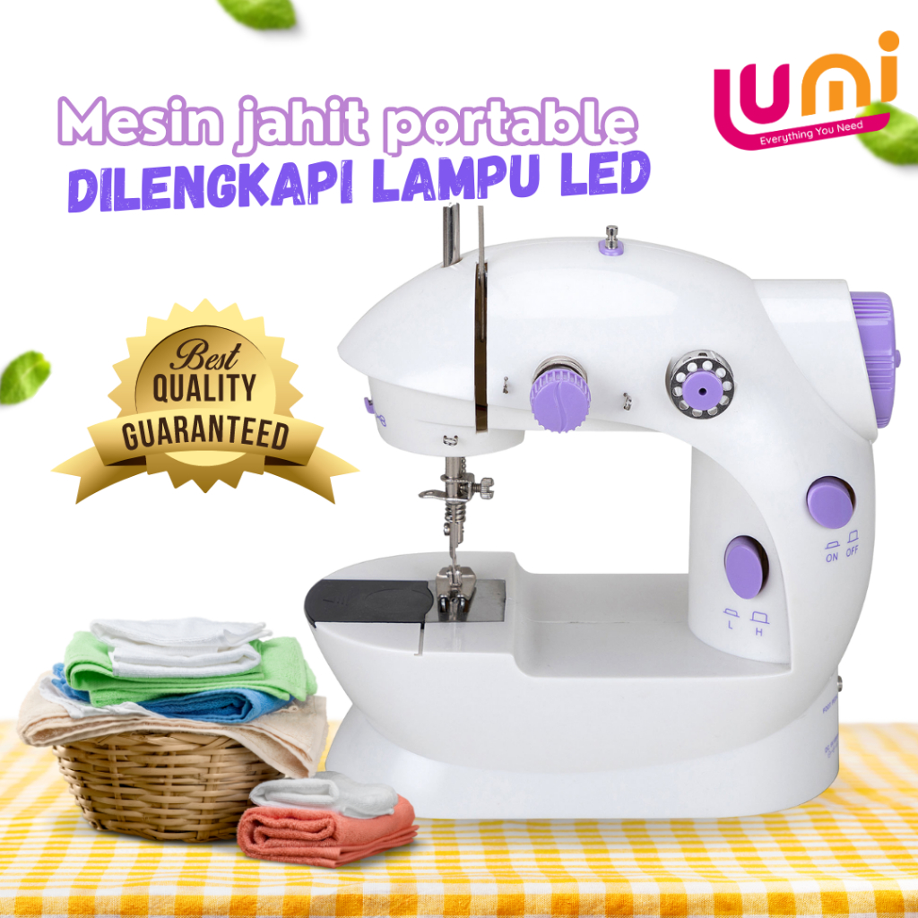 Jual Mesin Jahit Mini Sewing Machine Portable Multifungsi Efisien ...