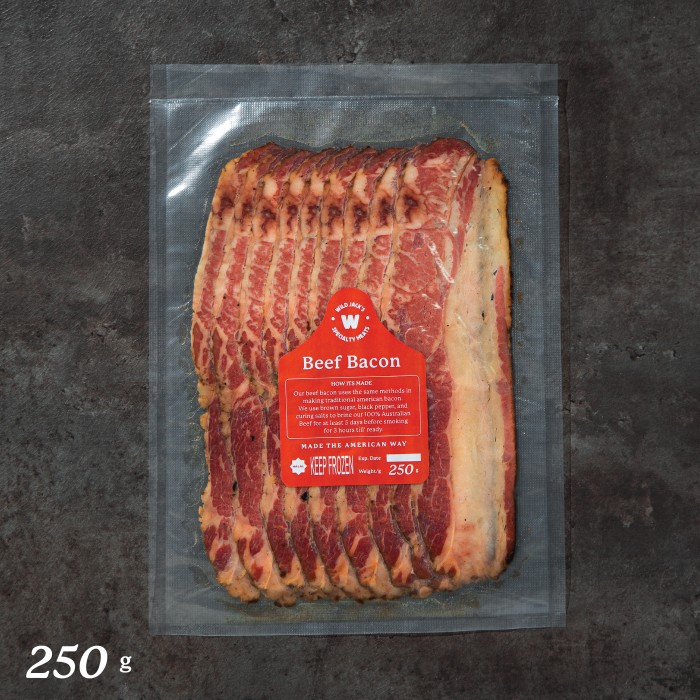 Jual Beef Bacon / Wild Jack's American Beef Bacon / Daging Sapi Bacon