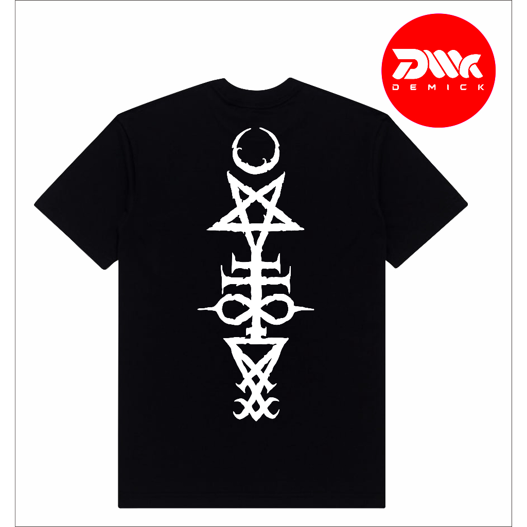 Jual KAOS SATANIC PENTAGRAM 666 BLACK LAMB | Shopee Indonesia