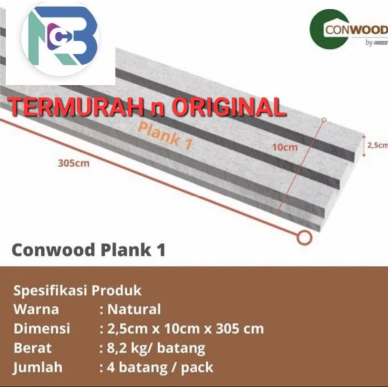 Jual CONWOOD PLANK 1/25 MM | Shopee Indonesia