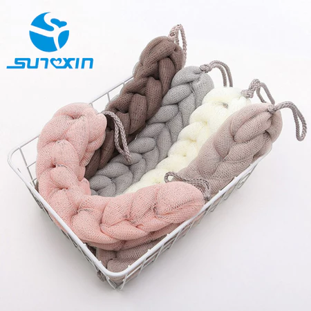 SUNXIN Spons Mandi Panjang 6055 shower puff kepang untuk punggung
