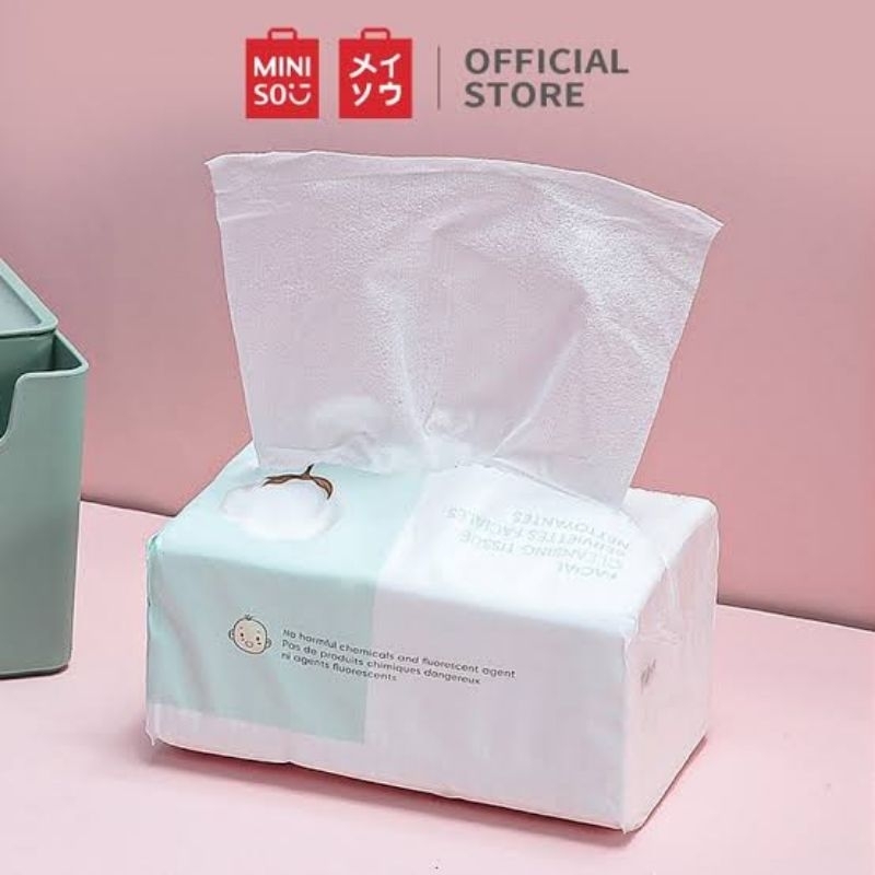 Jual Miniso Facial Cotton Tissue Shopee Indonesia