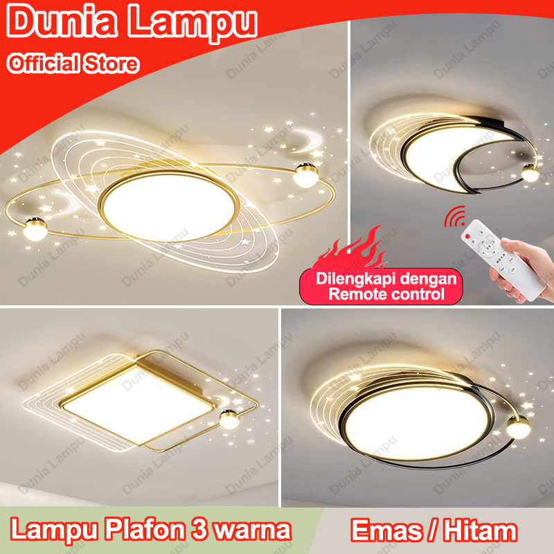 Jual Dunia Lampu Lampu Plafon LED 3 Warna Lampu Hias Rumah Lampu ...