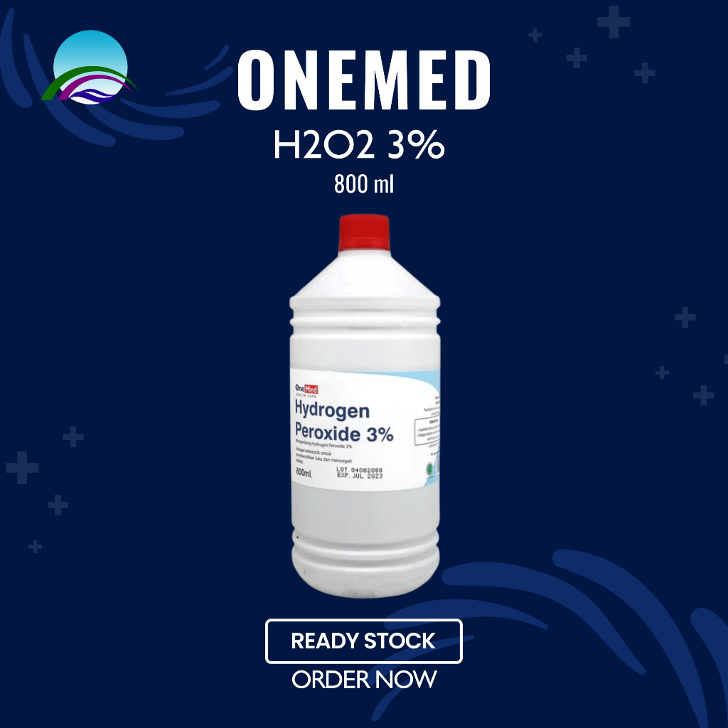 Jual H2O2 / Hidrogen Peroksida 3% 800 ml Onemed | Shopee Indonesia
