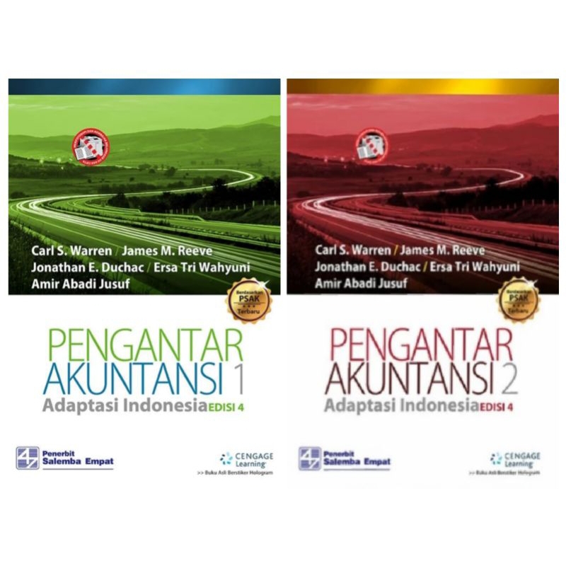 Jual Pengantar Akuntansi Adaptasi Indonesia Edisi 4 Buku 1 Dan 2 ...