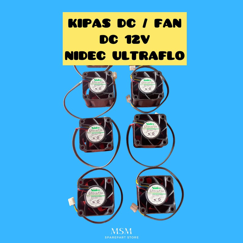 Jual Kipas Dc Fan Dc 12v Nidec Ultraflo Shopee Indonesia