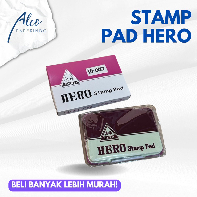 Jual Stamp Pad Bak Tinta Sidik Jari Hero Shopee Indonesia
