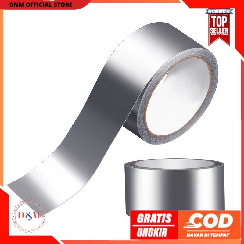 Jual Lakban Aluminium Foil Tape Tahan Panas Air Mm X Meter