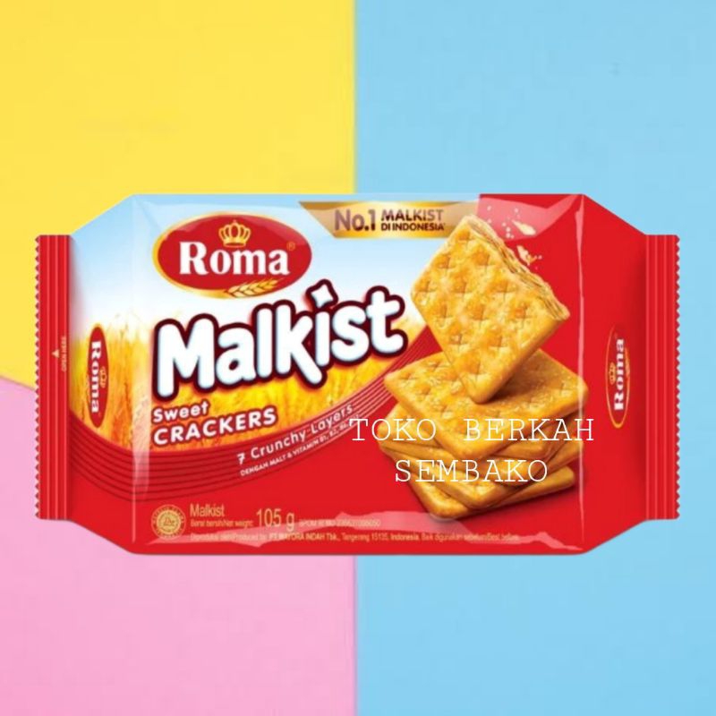 Jual Roma Malkist Sweet Crackers 105gr 1 BUNGKUS Shopee Indonesia