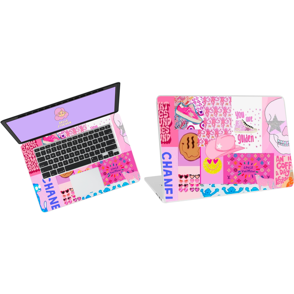 Jual Garskin Sticker Pink Barbie Aesthetic Laptop Cover Protector ...