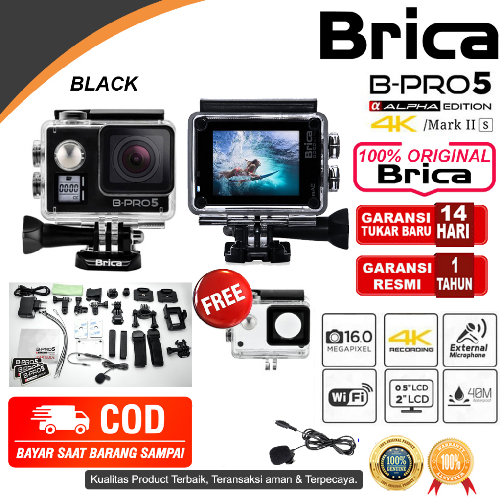 Jual Brica B-Pro 5 Alpha Edition Action Cam AE3S - AE Basic - AE Lite ...