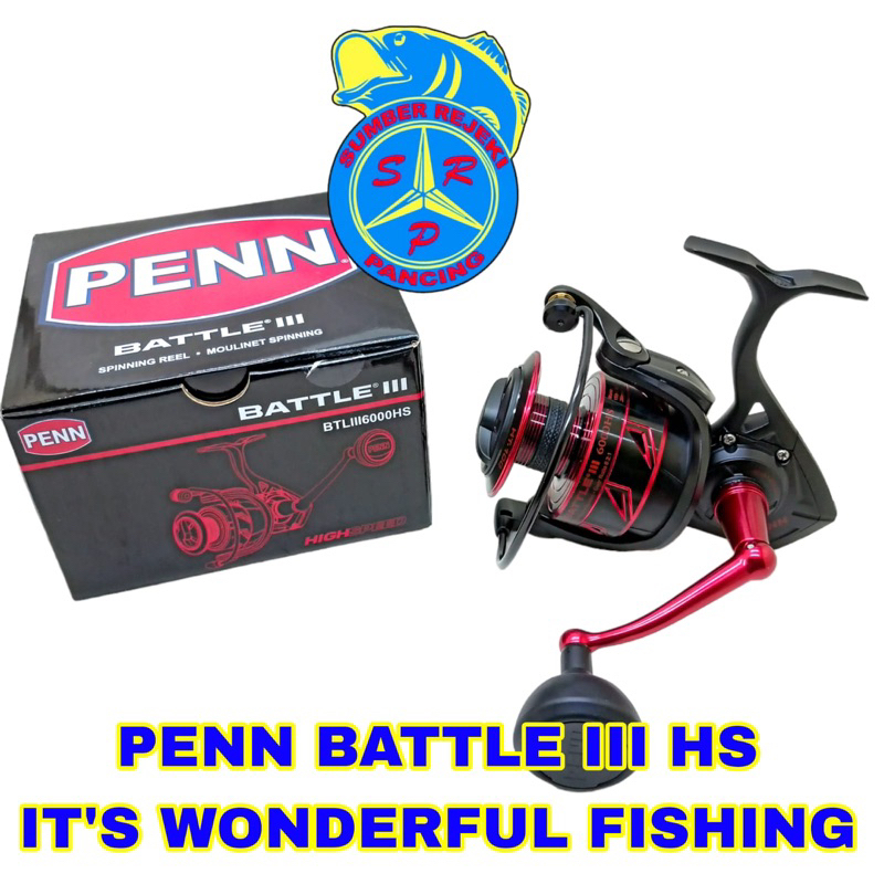 Promo Reel Penn Battle Iii 6000hs Power Handle Diskon 17% Di Seller Hafizh  Store 4 - Cikoko, Kota Jakarta Selatan