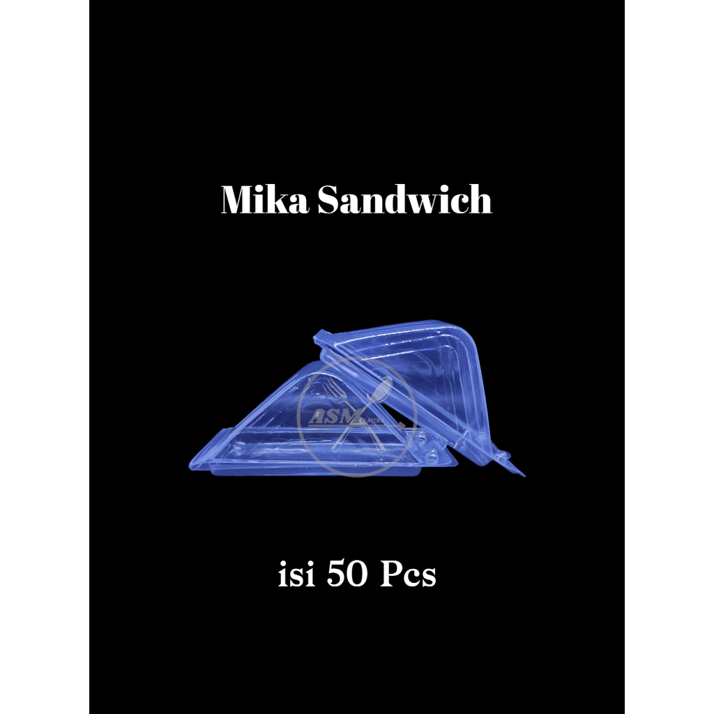 Jual Mika Sandwich 1 PaCK isi 50 pcs /Mika Segitiga / Mika Sandwich ...