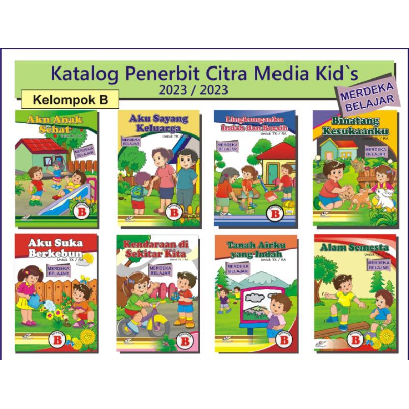 Jual Buku Paket Anak TK A/B Kurikulum Merdeka Belajar | Shopee Indonesia