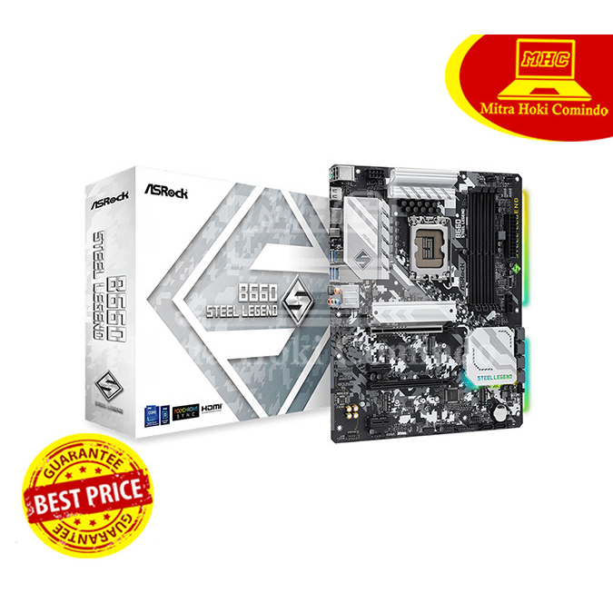 Jual MAINBOARD / MOTHERBOARD ASROCK B660 STEEL LEGEND | Shopee Indonesia