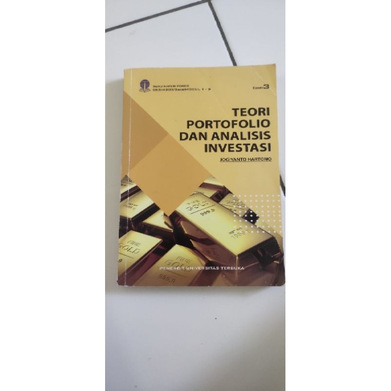 Jual Buku UT Eksi 4203 Edisi 3 Teori Portofolio Dan Analisis Investasi ...