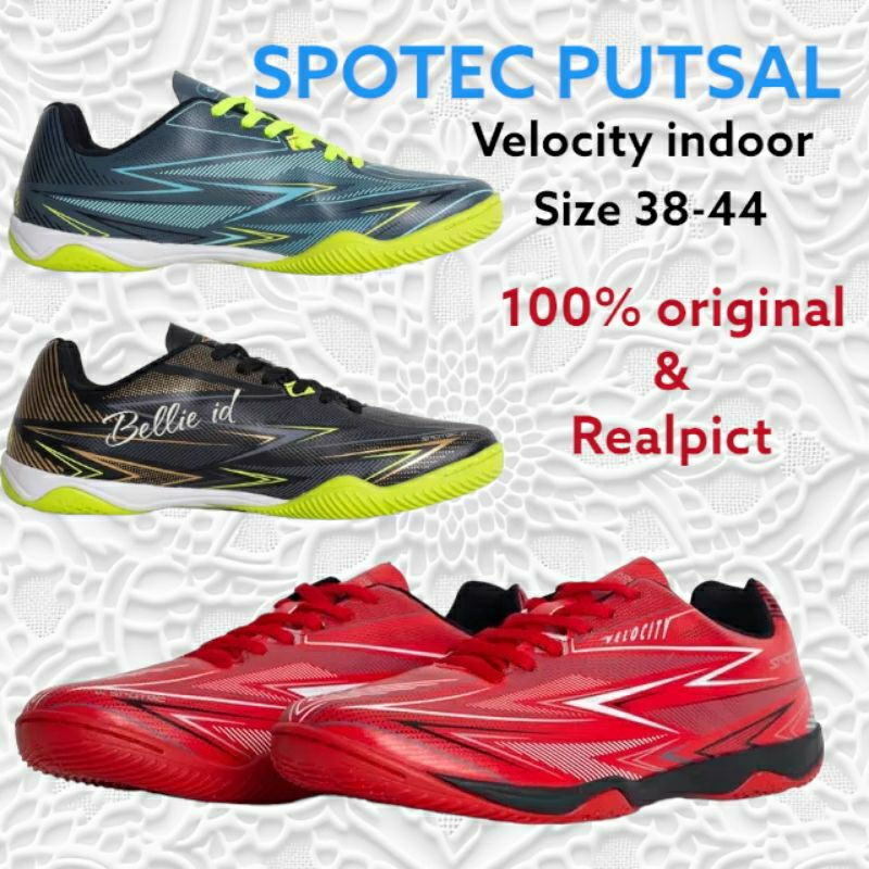 Jual sepatu putsal spotec velocity indoor di jamin 100%original ...