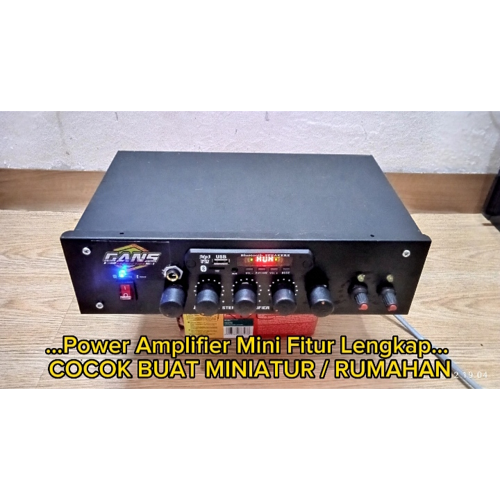 Jual POWER AMPLIFIER 5 A AMPER STEREO 800 WATT FITUR LENGKAP Subwofer