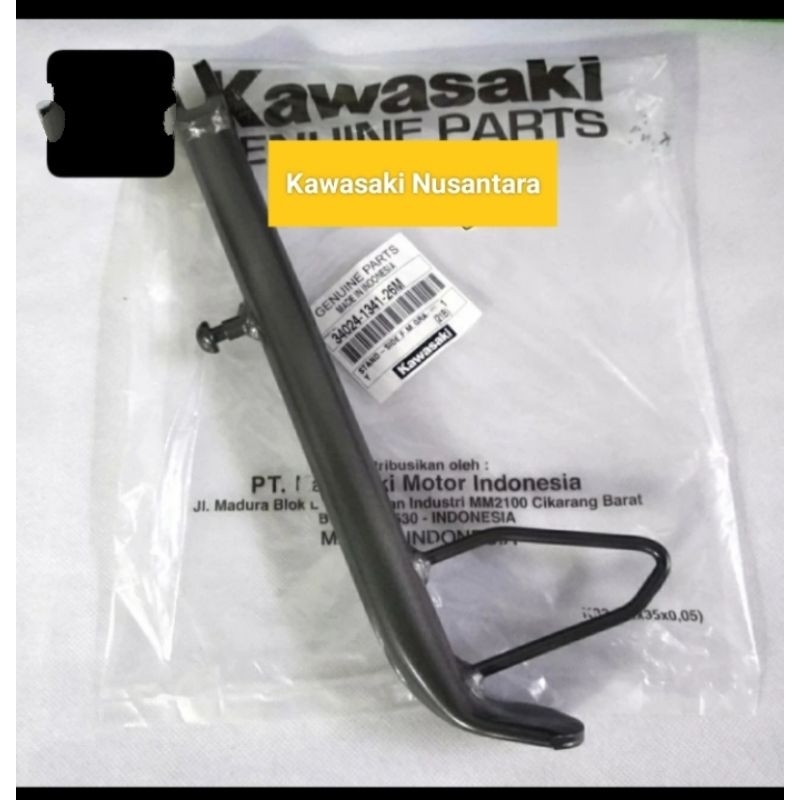 Jual Standar Samping Standar Satu Ninja Rr New Gray Original Kawasaki Shopee Indonesia