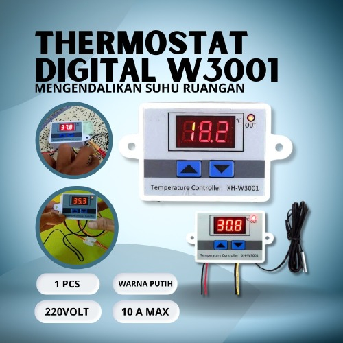 Jual Thermostat Digital Ac 220v Termostat Alat Pengatur Suhu Panas